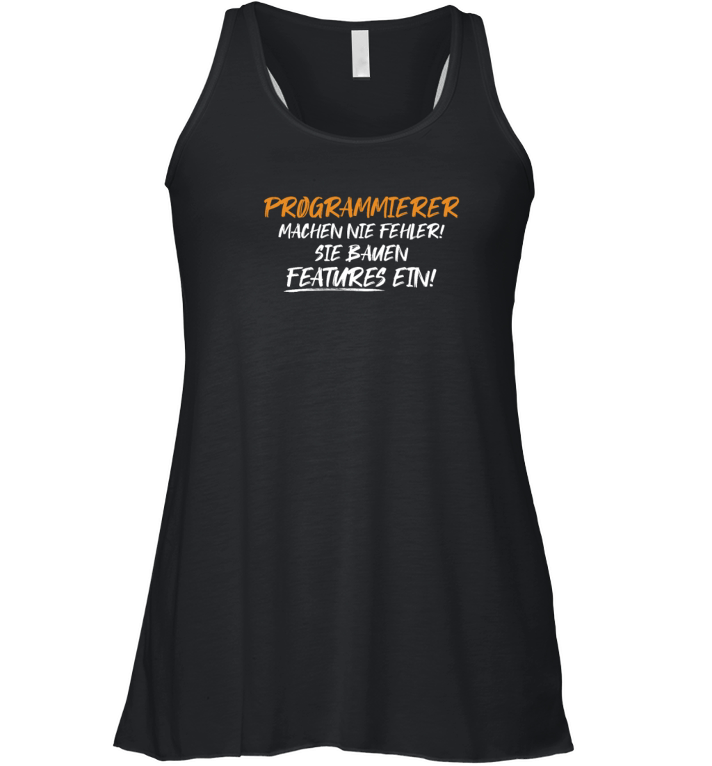 Programmierer Bauen Features Full Stack Software Women's Flowy Tank Top