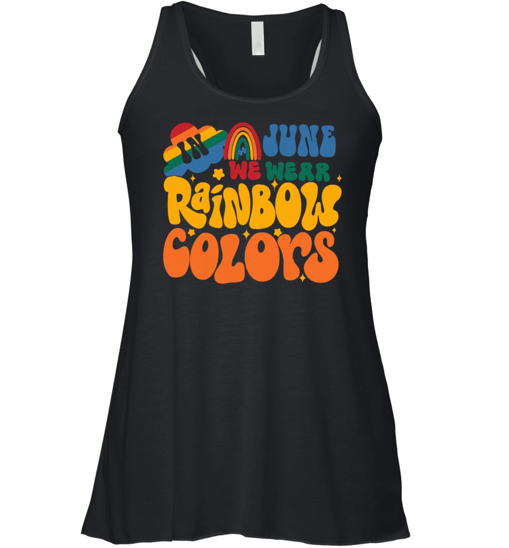 Rainbow Is My Favorite Color Women's Flowy Tank Top