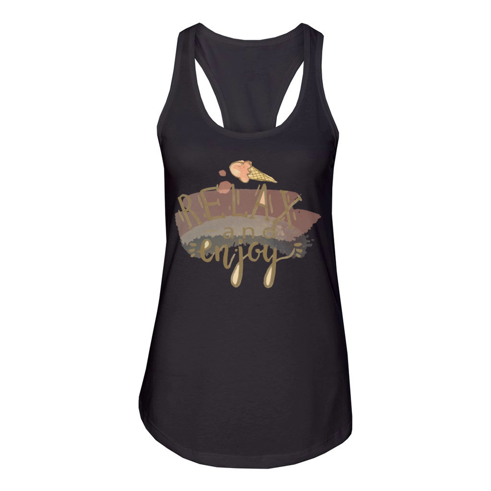 relax and enjoy Women's Racerback Tank