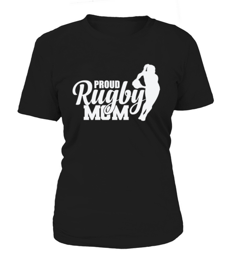 Proud Rugby Mom Football Sports Player Women's T-Shirt