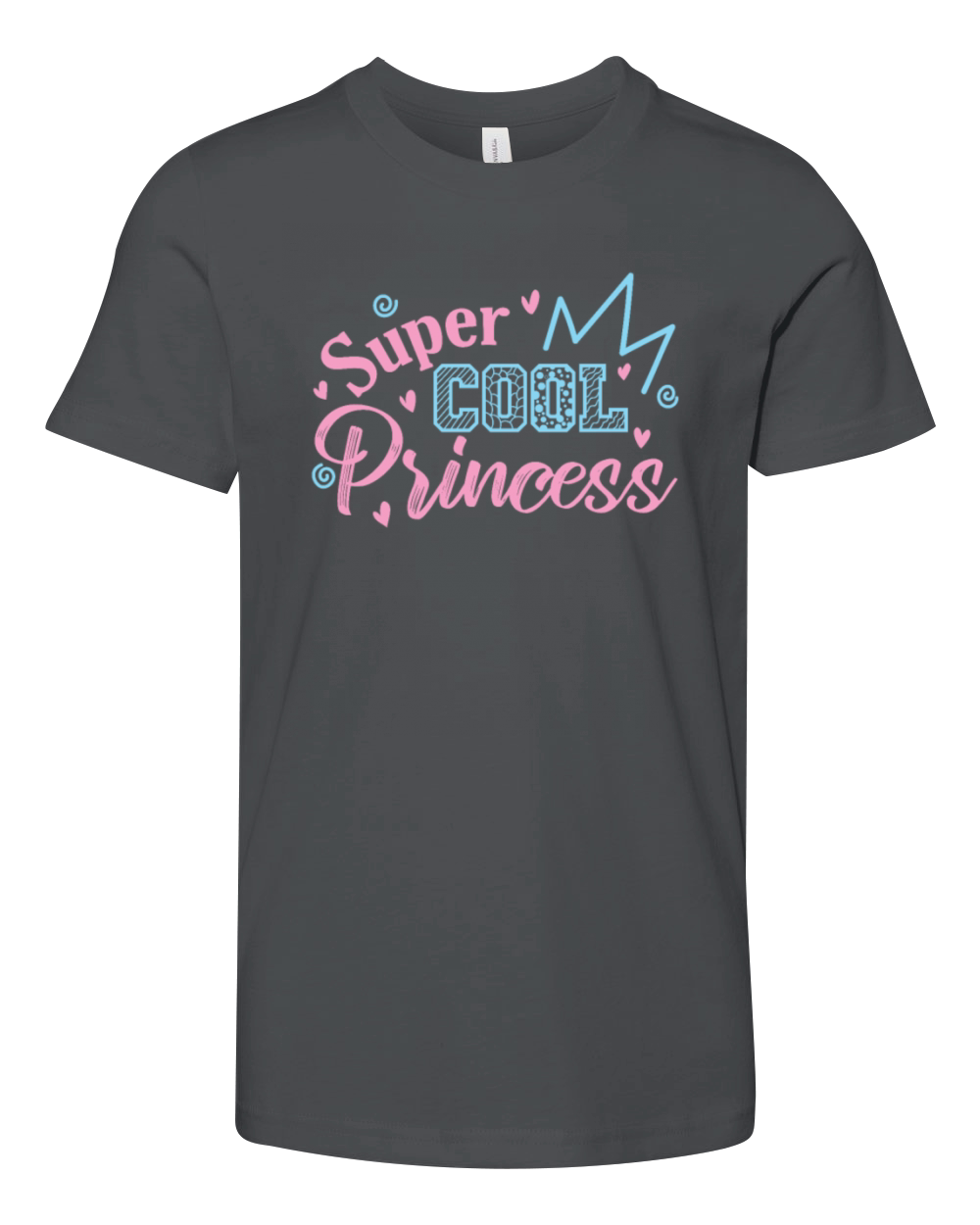 Super Cool Princess Hobby Beauty Girl Youth Unisex Jersey Tee