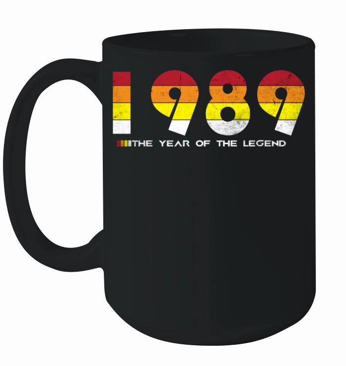Vintage 1989 - The Year of the Legend - Retro 35 Ceramic Mug