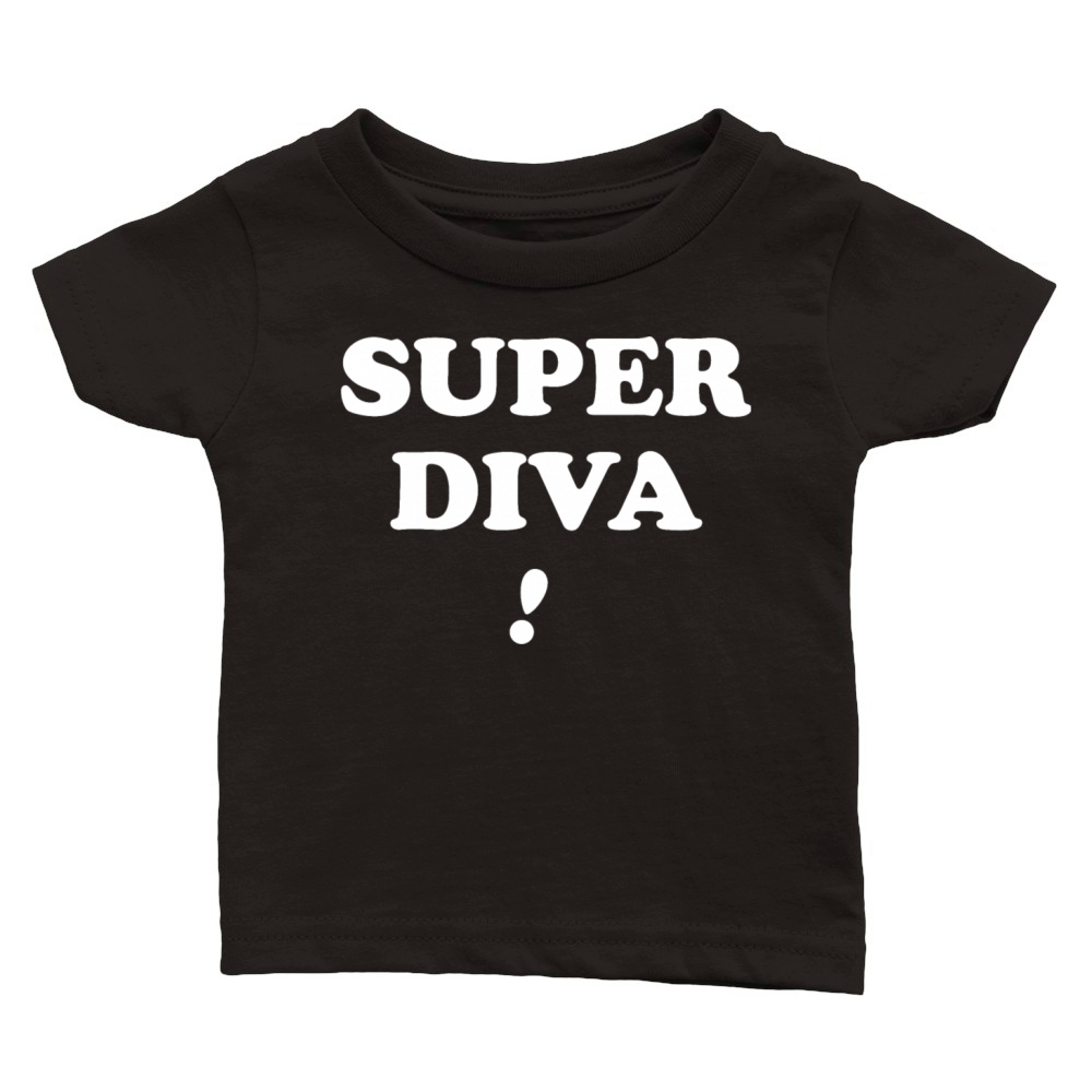Super Diva Classic Baby Crewneck T-shirt