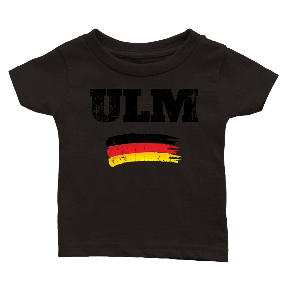 Ulm Germany German Flag Classic Baby Crewneck T-shirt