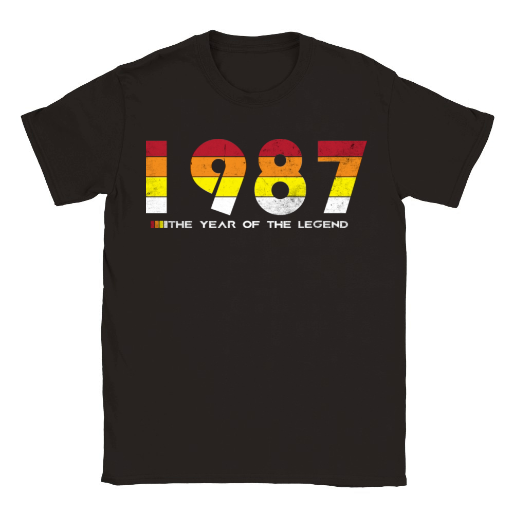 Vintage 1987 - The Year of the Legend - Retro 37 Classic Kids Crewneck T-shirt