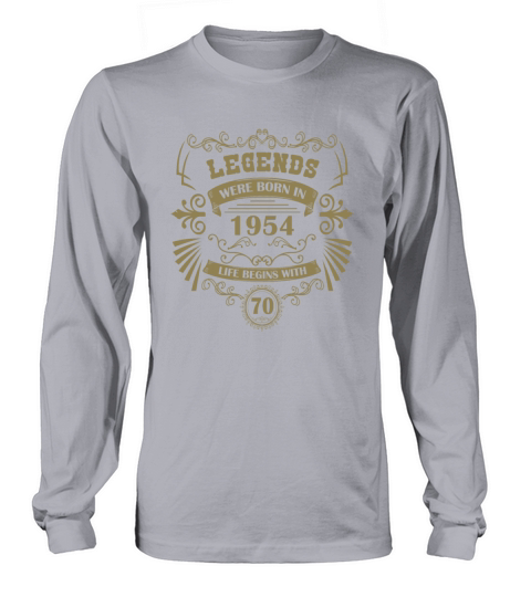 70th Birthday Vintage 1954 Vintage Western Long sleeved Unisex