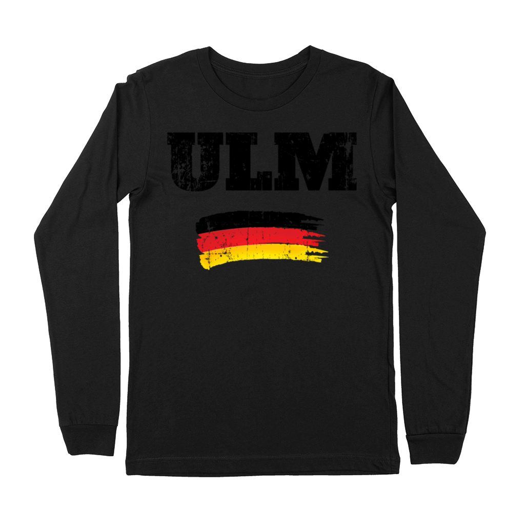 Ulm Germany German Flag Premium Long Sleeve