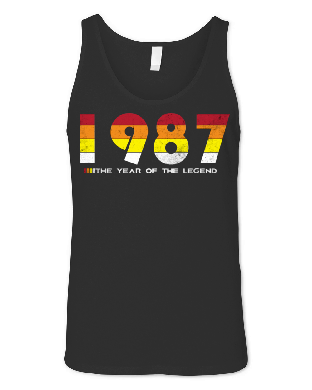Vintage 1987 - The Year of the Legend - Retro 37 Unisex Jersey Tank