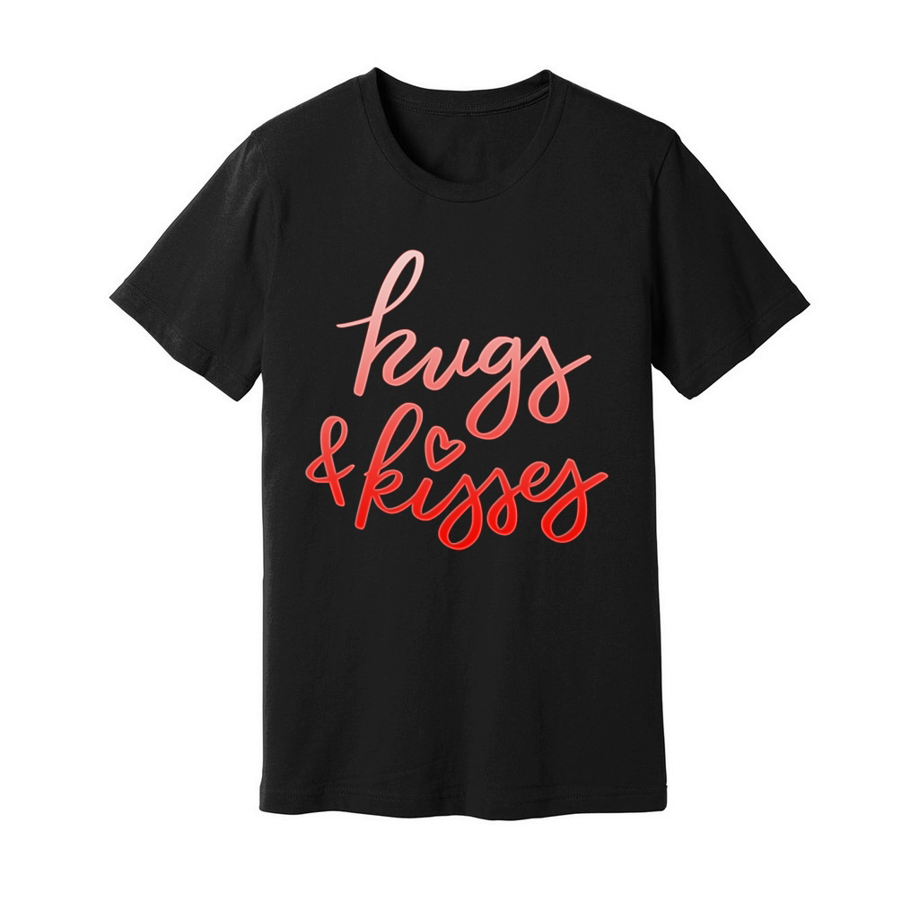 hugs kisses Unisex Jersey Tee
