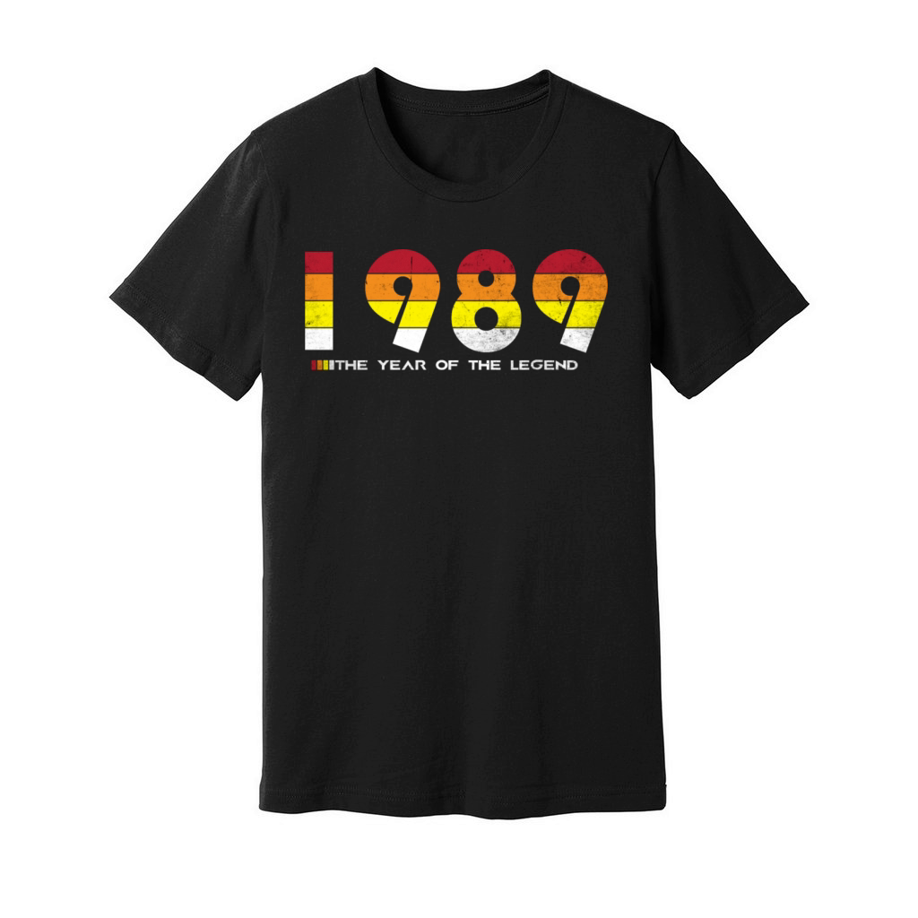 Vintage 1989 - The Year of the Legend - Retro 35 Unisex Jersey Tee
