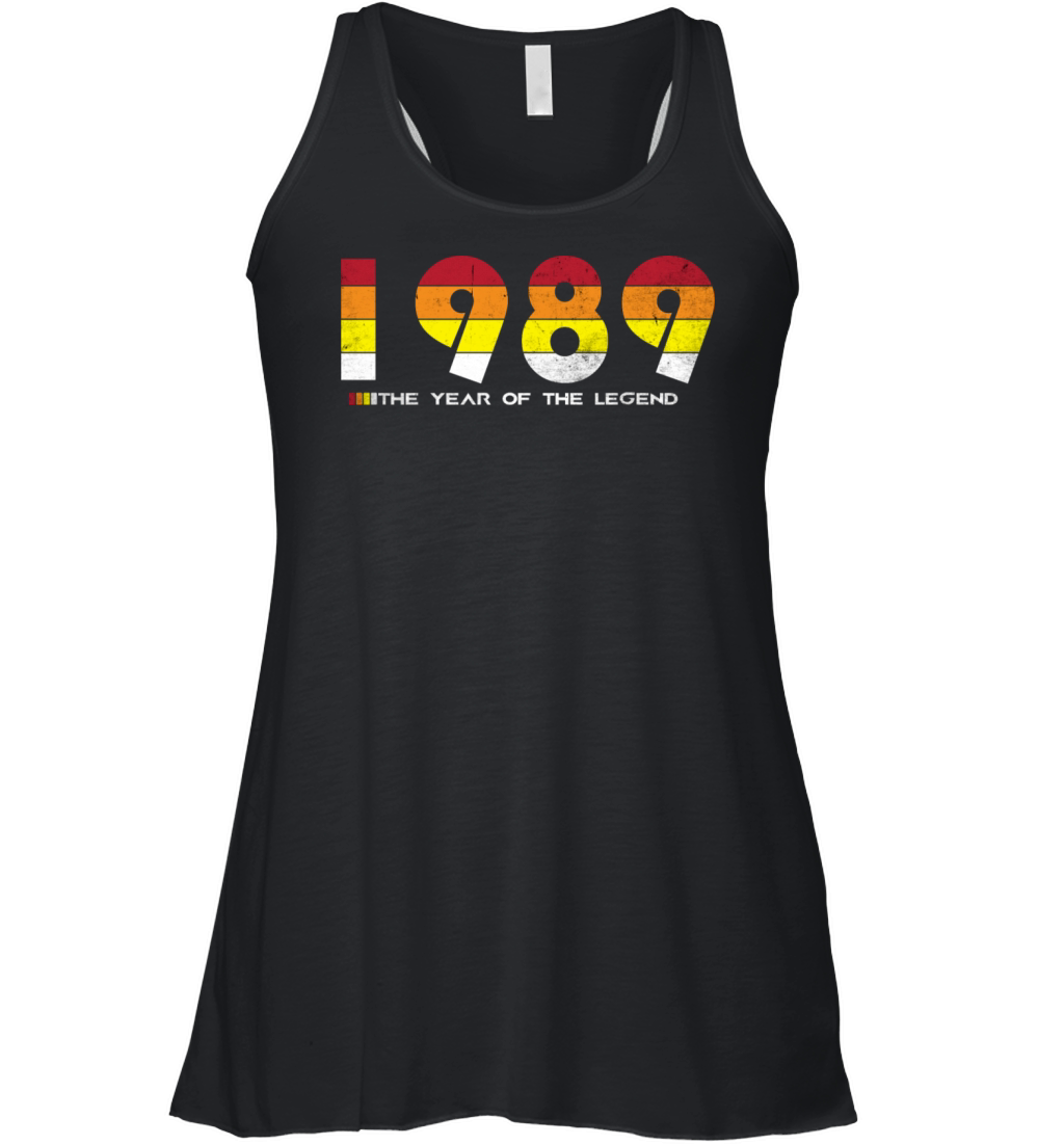 Vintage 1989 - The Year of the Legend - Retro 35 Women's Flowy Tank Top