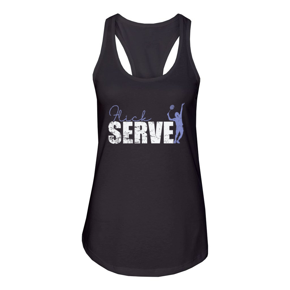 Flickserve Badminton Women's Racerback Tank