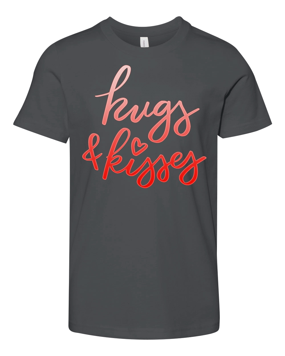 hugs kisses Youth Unisex Jersey Tee