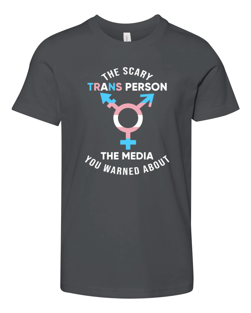 The Scary Trans Person The Media You Warned About Youth Unisex Jersey Tee