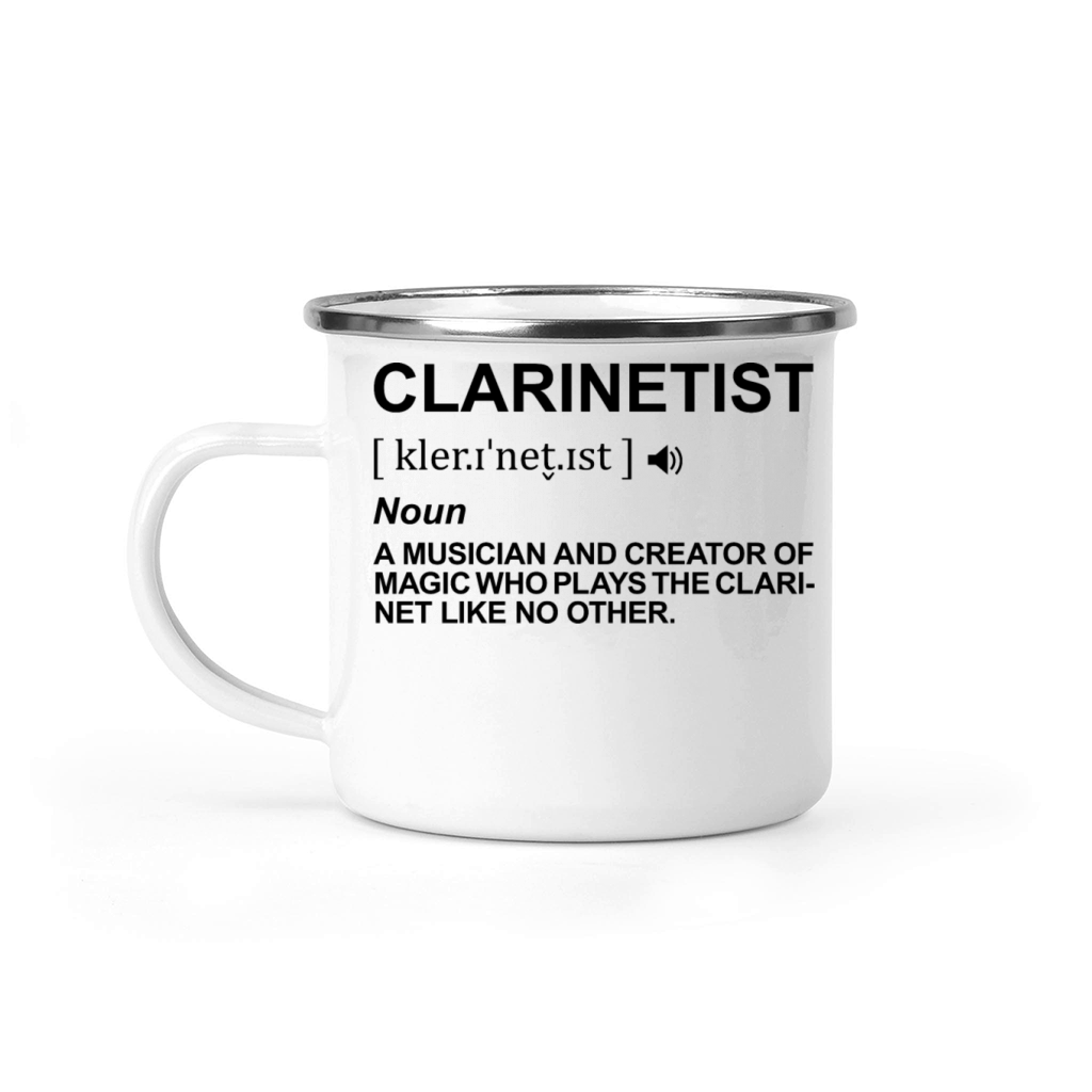 Clarinetist Dictionary Camping Mug