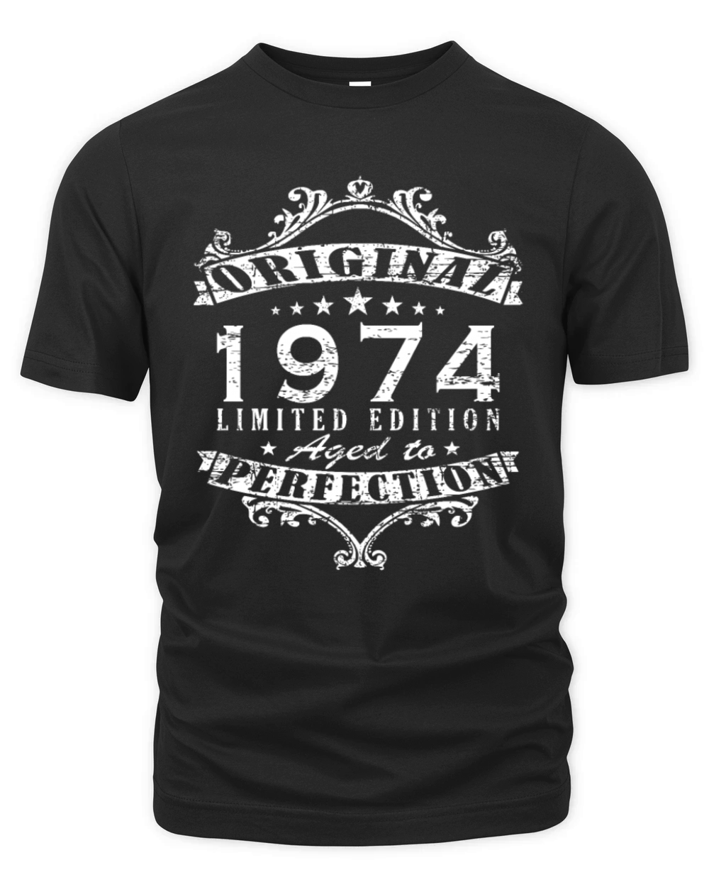 Year 1974 born Vintage Birthday Gift Organic Unisex T-shirt