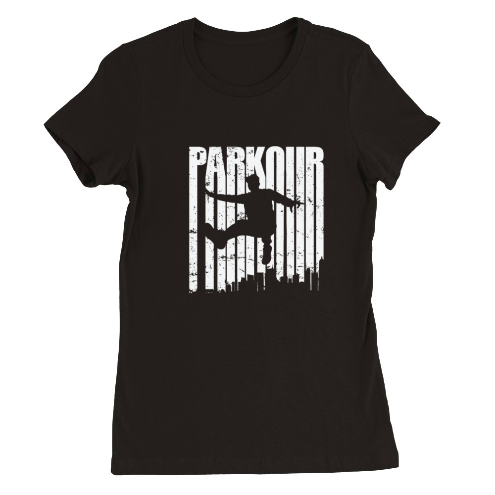 Parkour Sport Training Fitness Premium Womens Crewneck T-shirt