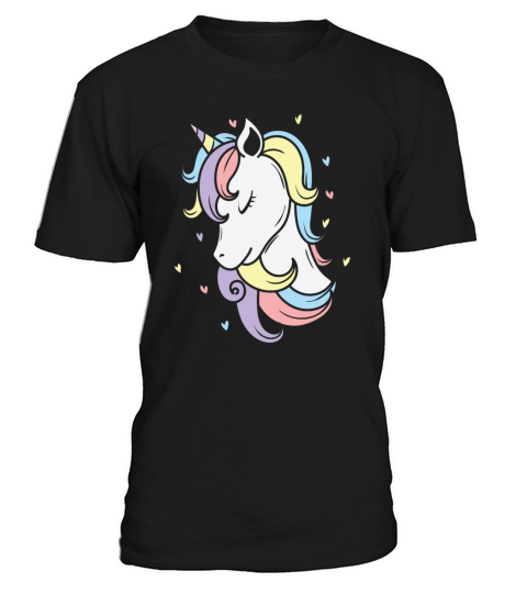 Fantasy Horse pretty Unicorn with great Hairdo T-Shirt Unisex