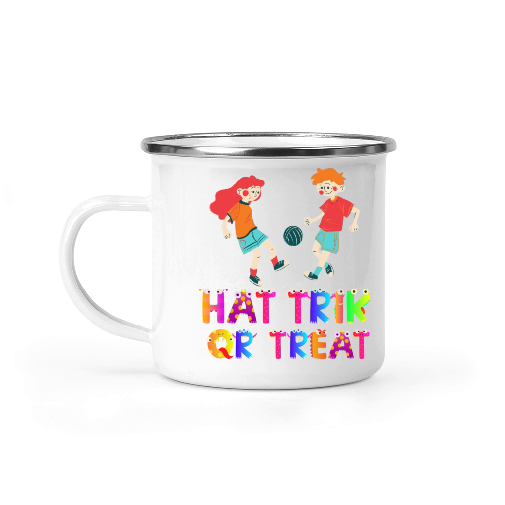 Soccer Or Football Sports Halloween Hat Trick Or Camping Mug