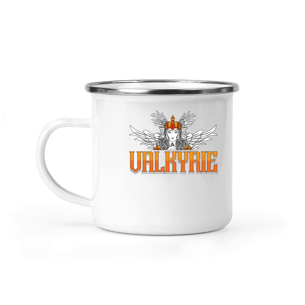 Valkyrie Viking Warrior Loves Norse Mythology Camping Mug