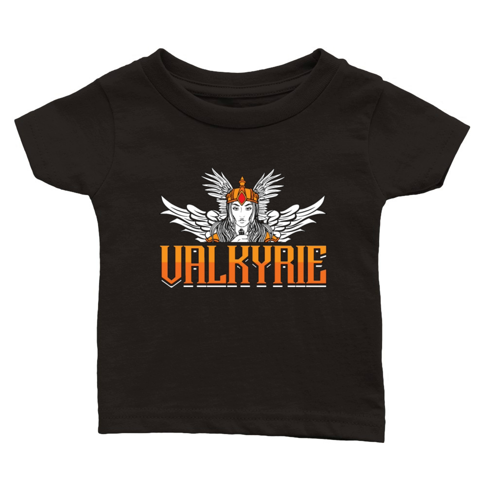 Valkyrie Viking Warrior Loves Norse Mythology Classic Baby Crewneck T-shirt