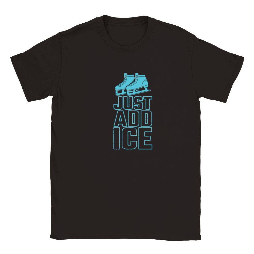 Just Add Ice Skating Ice Rink Classic Kids Crewneck T-shirt
