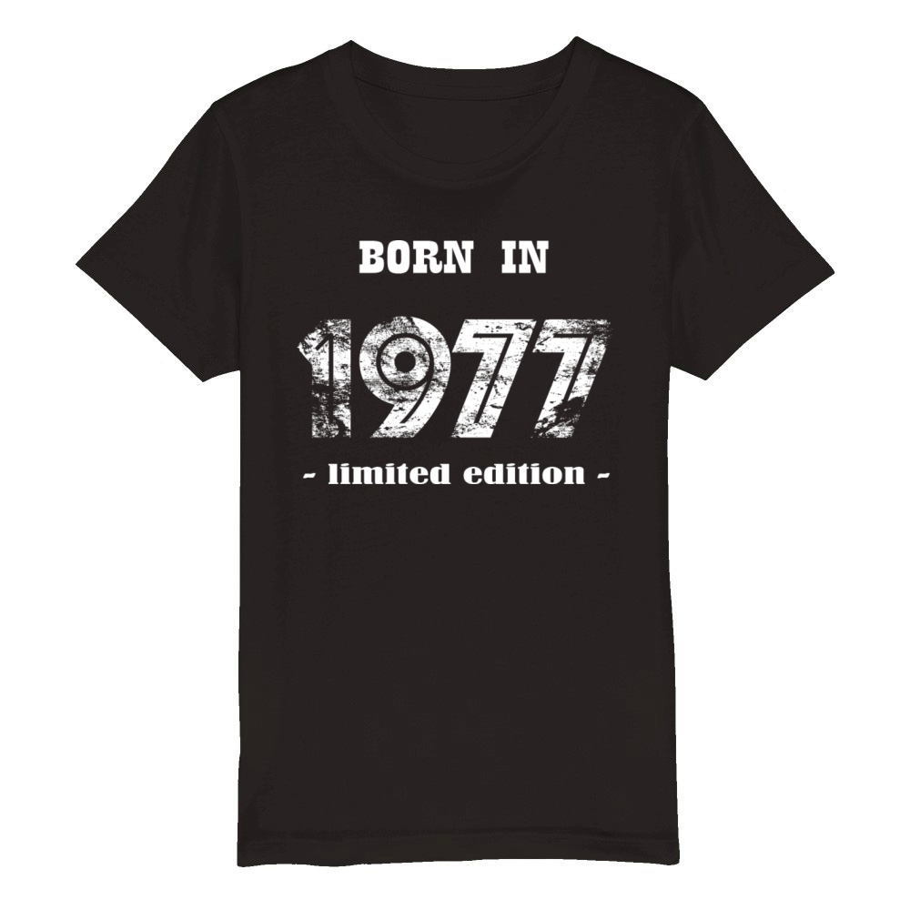 Born in 1977 - limited edition Organic Kids Crewneck T-shirt