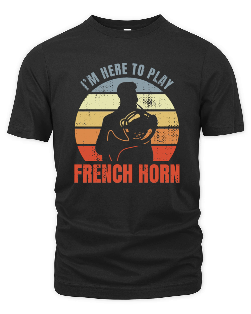 Funny French Hornist Joke Organic Unisex T-shirt