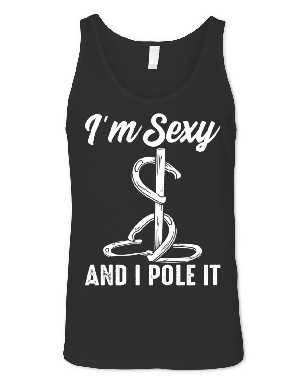 Horshoe Pitcher Funny Horseshoe Pitching Unisex Jersey Tank