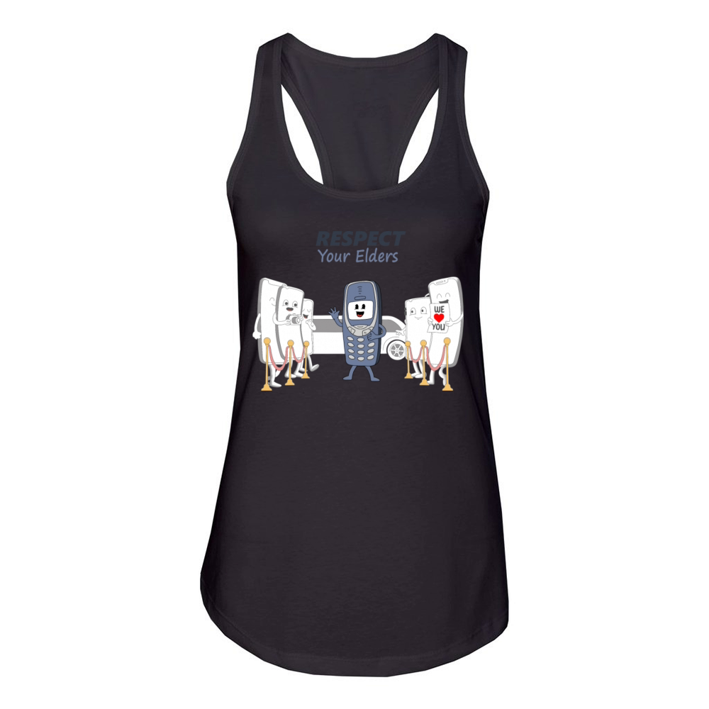 Respect Your Elders Women's Racerback Tank
