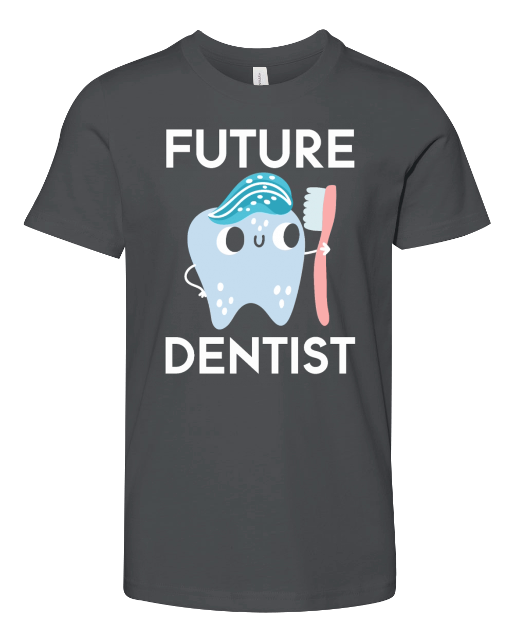 Dentist Student Graduation Teeth Funny Dental Youth Unisex Jersey Tee