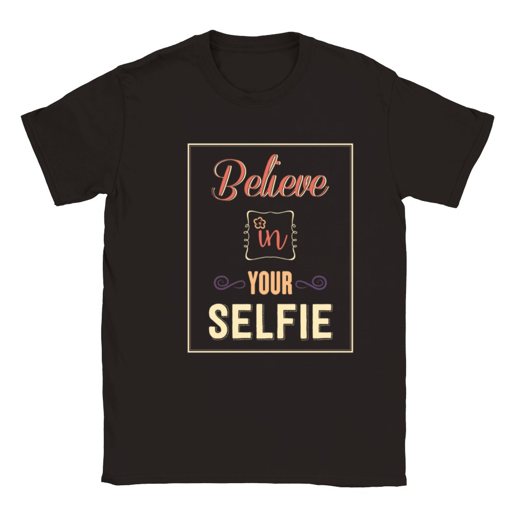 Believe in Yourself Motivational Quote Classic Kids Crewneck T-shirt