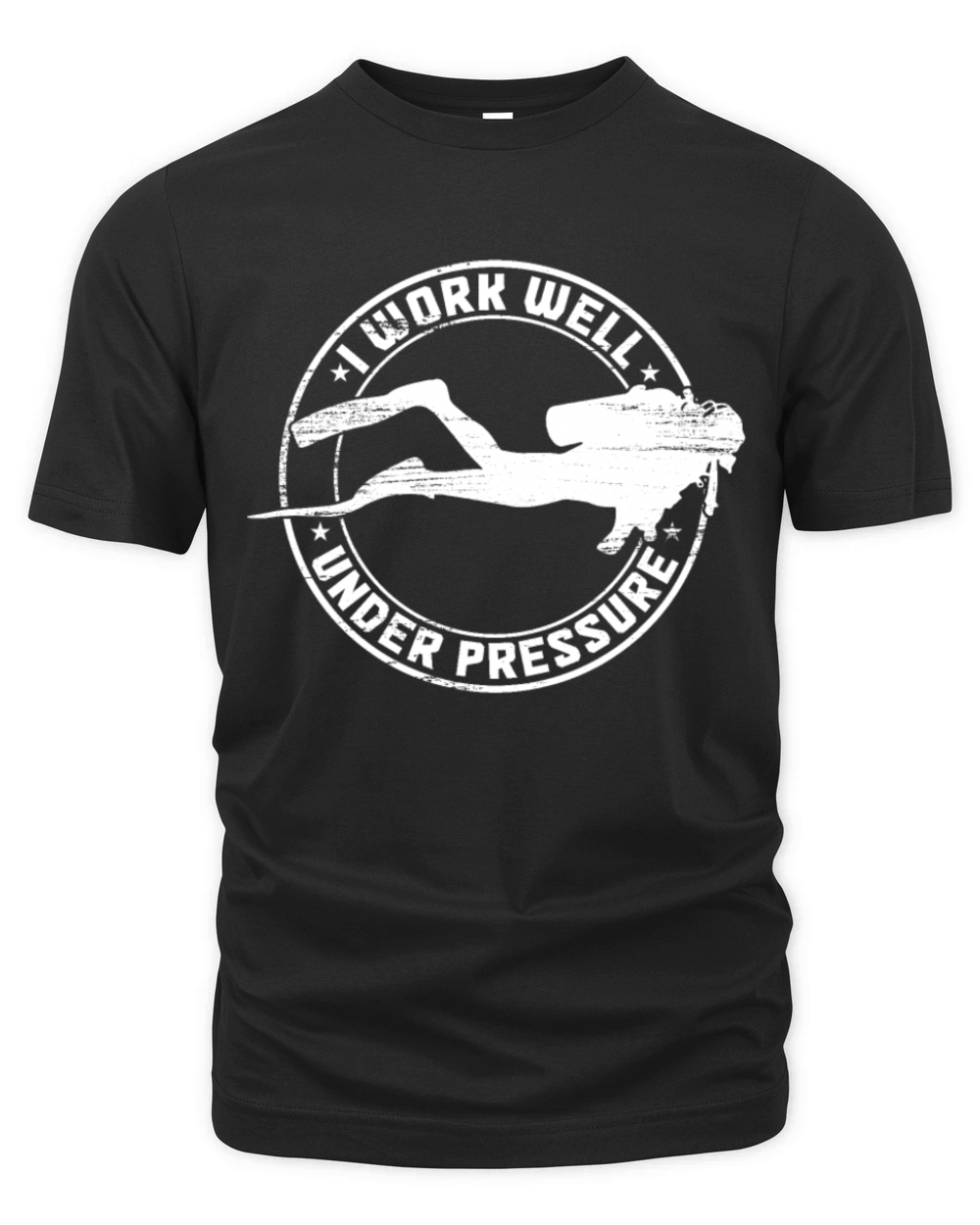 Scuba Diving Funny Vintage Diver Gift Organic Unisex T-shirt