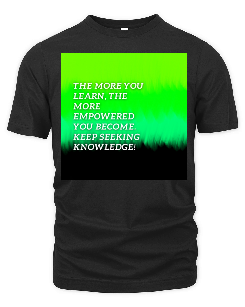 The more you learn Organic Unisex T-shirt