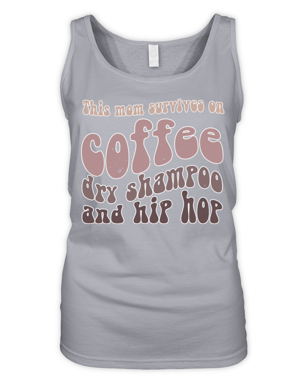 this mom survives on coffee dry shampoo Organic Women's Tank Top