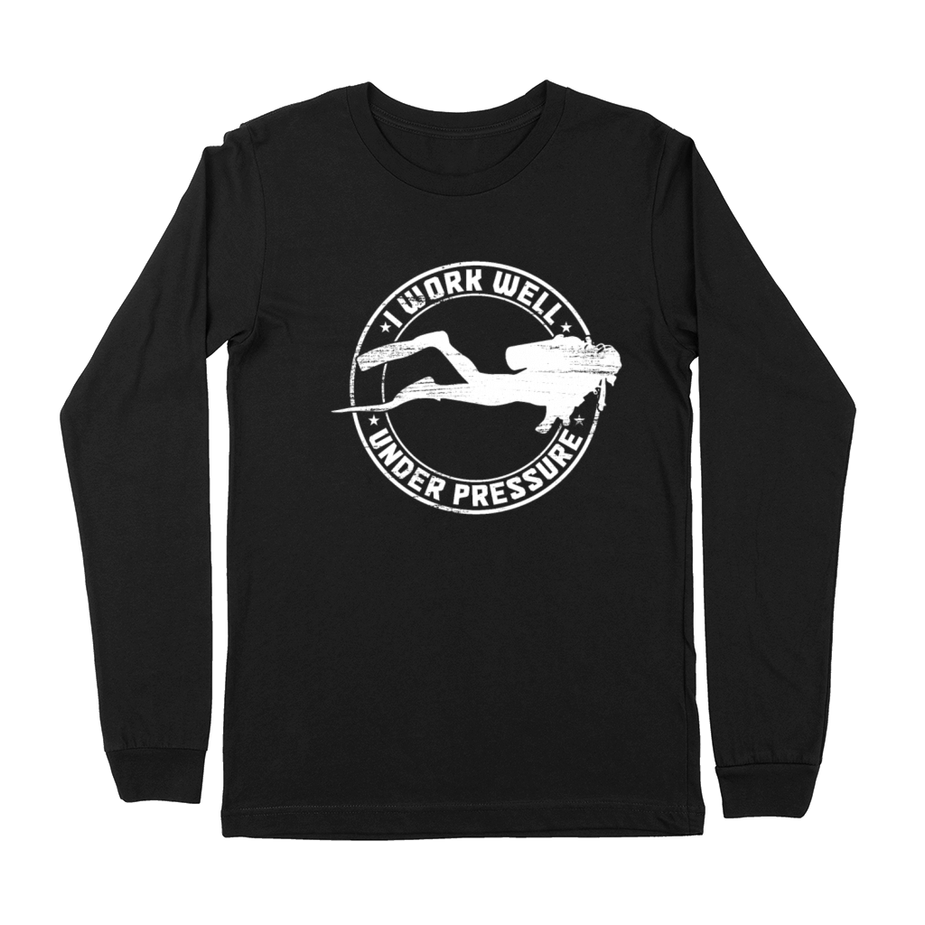 Scuba Diving Funny Vintage Diver Gift Premium Long Sleeve