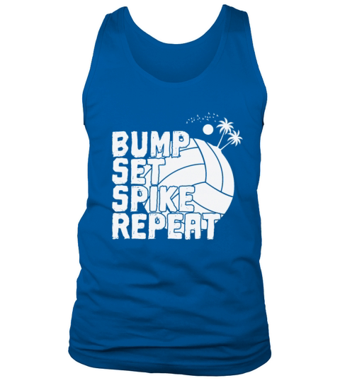 Bump set Spike Repeat Beach Volleyball Tank Top Unisex