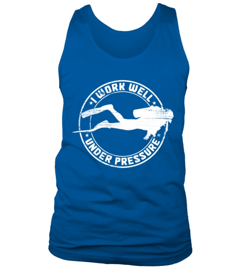 Scuba Diving Funny Vintage Diver Gift Tank Top Unisex