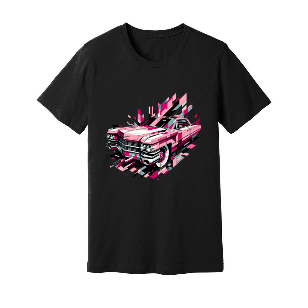 Pink cadillac Unisex Jersey Tee