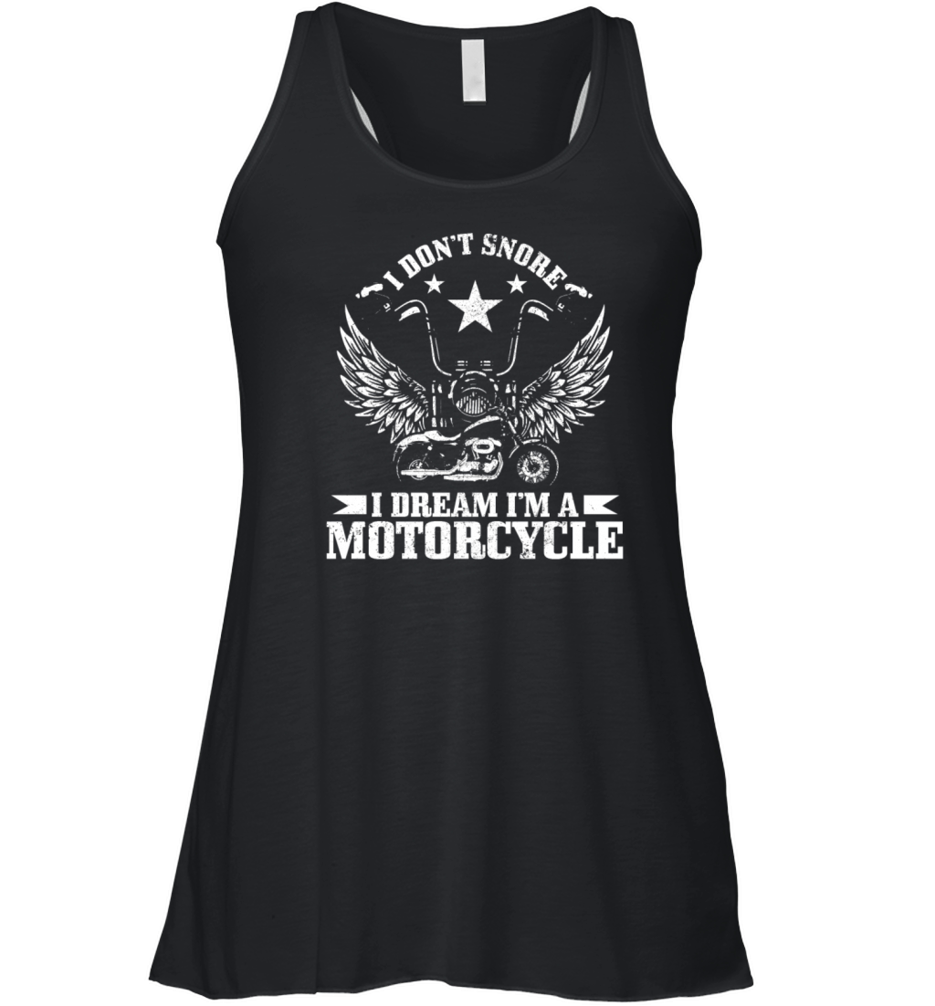 Motorcycle Biker Funny Gift Women's Flowy Tank Top
