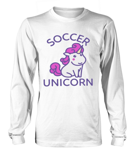 SOCCER UNICORN Long sleeved Unisex
