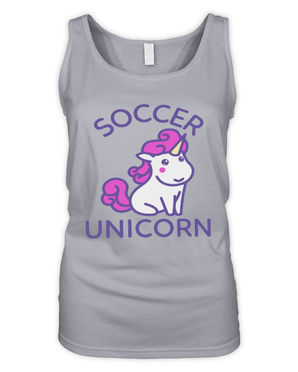 SOCCER UNICORN Organic Women's Tank Top
