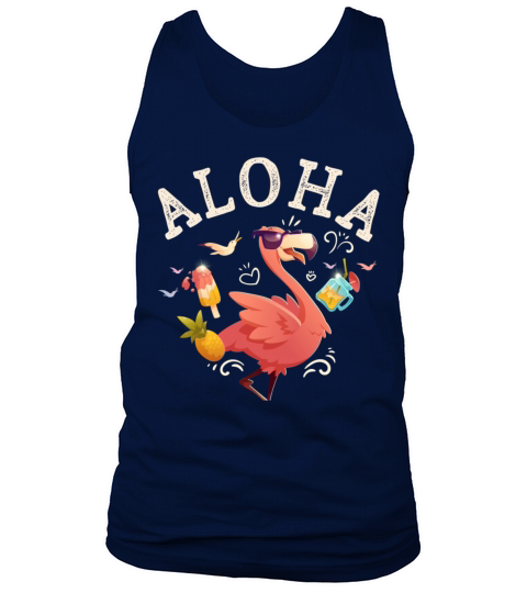 Aloha Beaches Tropical Hawaiian Summer Island Tank Top Unisex
