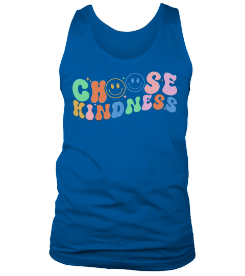 Choose Kindness Retro Groovy Daisy Be Kind Tank Top Unisex