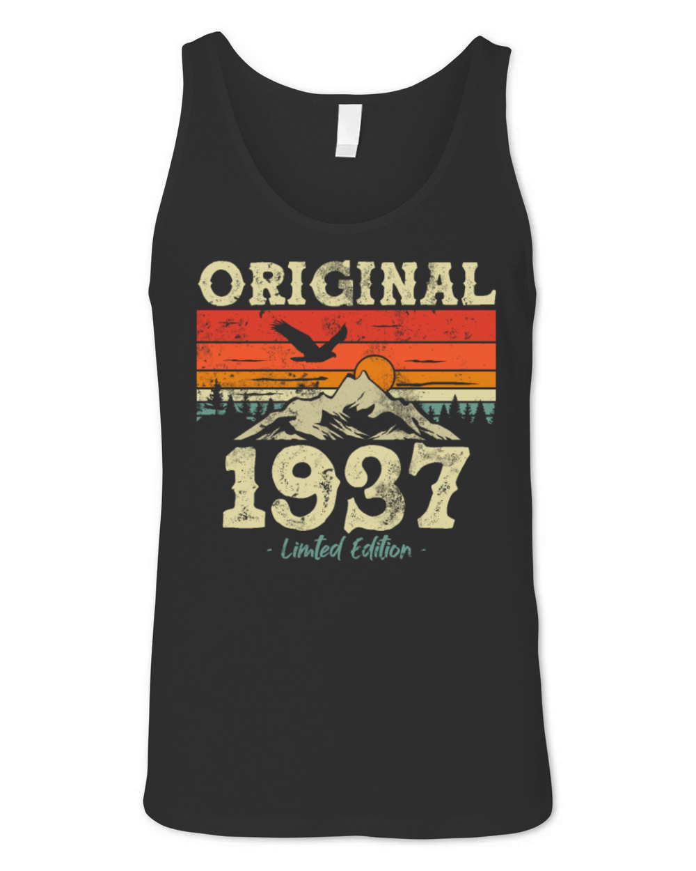 86th Birthday Woman Man Vintage 1937 86 Years Unisex Jersey Tank