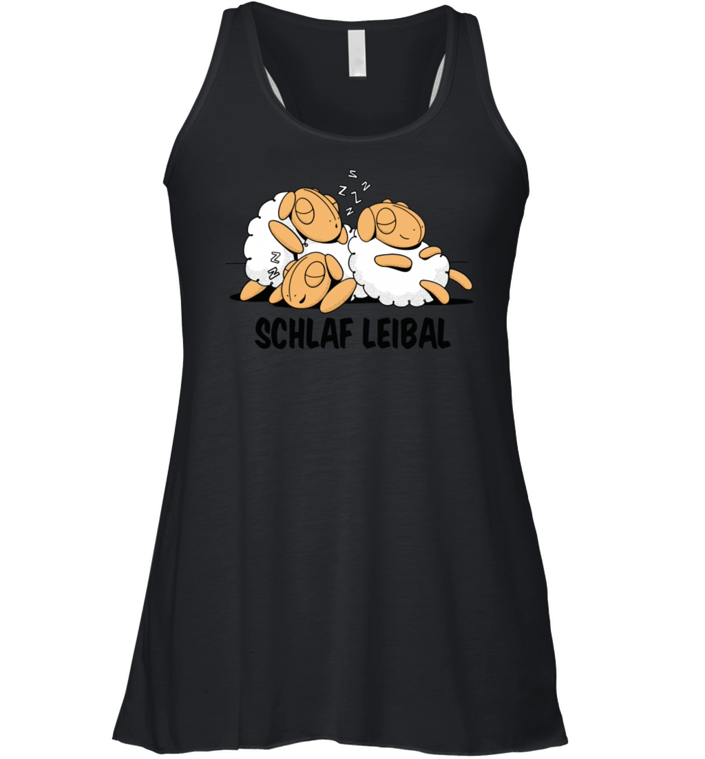Sleeping Sheep Three Sheep Sleeping With The Women's Flowy Tank Top