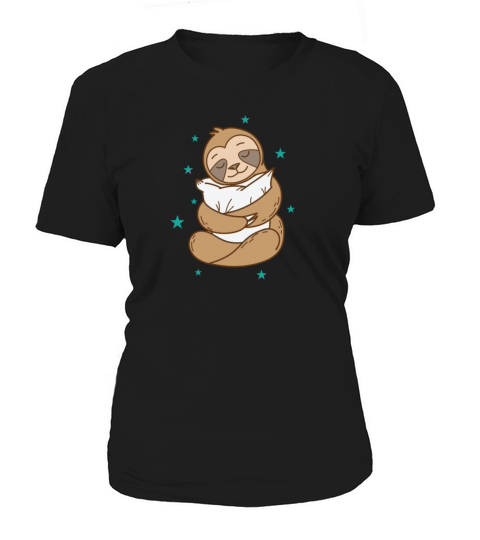 Sloth with Pillow Nature lazy Women's T-Shirt