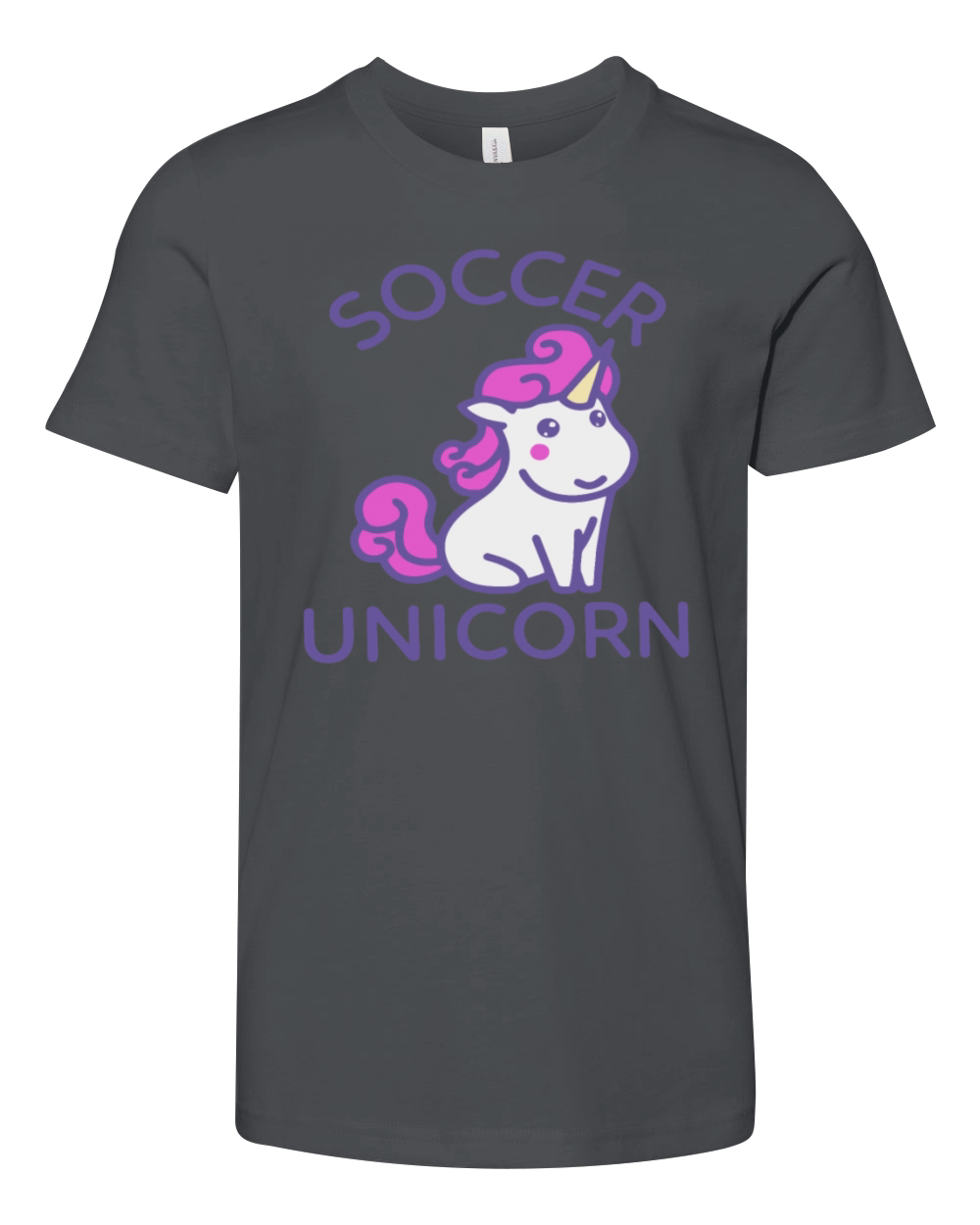 SOCCER UNICORN Youth Unisex Jersey Tee