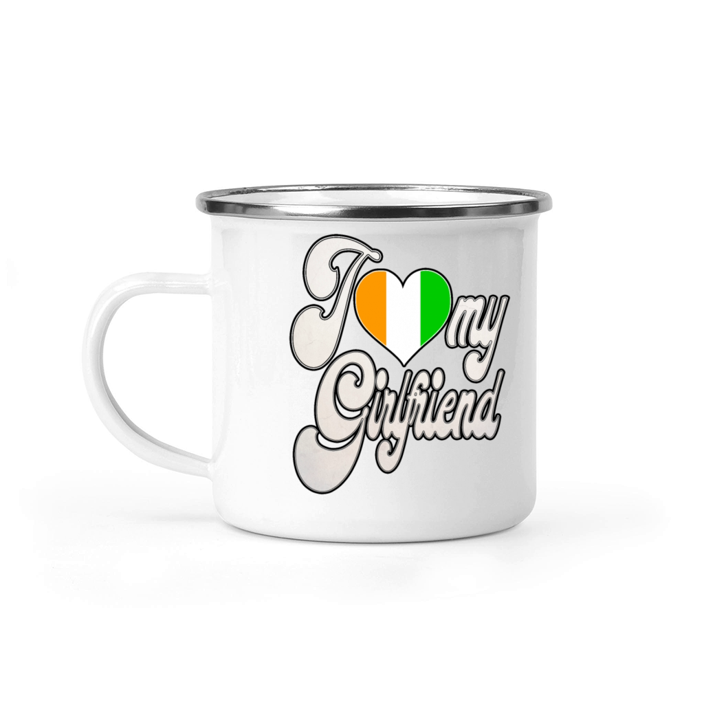 IvoryI Love My Ivorian Girlfriend Camping Mug