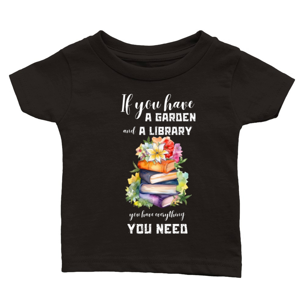 Garden and library Classic Baby Crewneck T-shirt